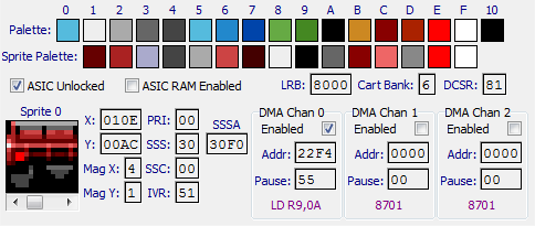 ASIC Registers Section